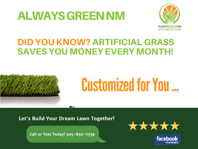 Costs of Turf Always Green NM Synthetic Turf